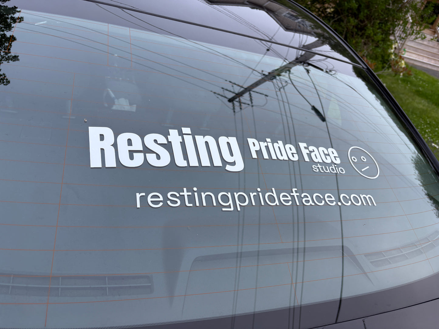 Large Custom Vinyl Decal | Personalized Sticker for Cars, Mirrors, Laptops, Windows & More