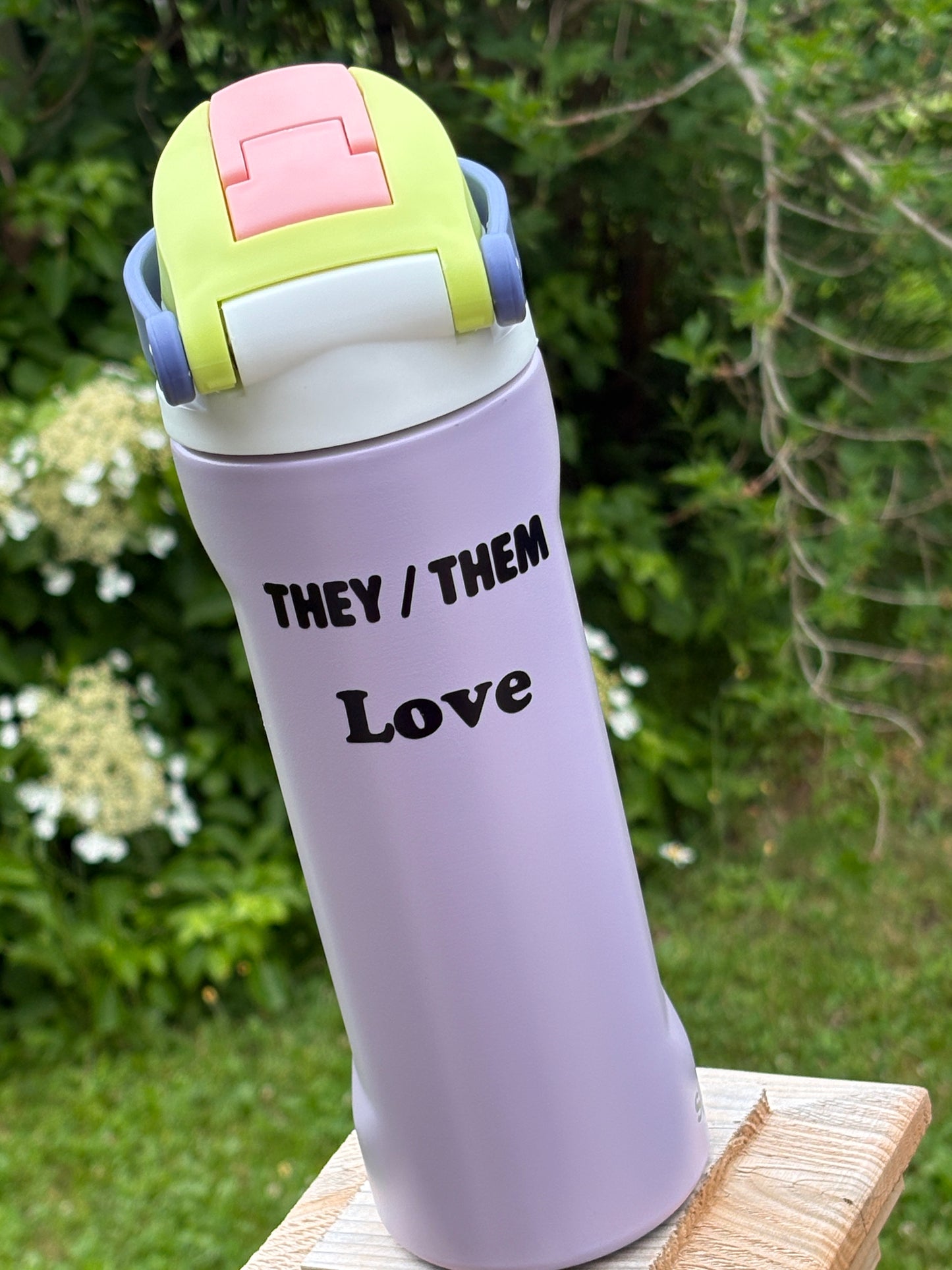 Custom Vinyl Word Decal | Personalized Sticker for Water Bottles, Mirrors, Laptops, Windows & More